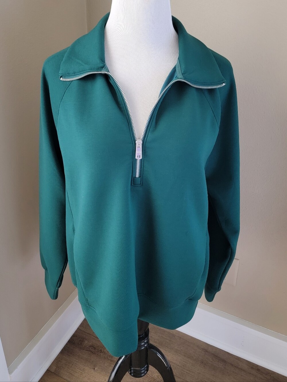 Abercrombie & Fitch YPB Emerald Half-Zip Pullover